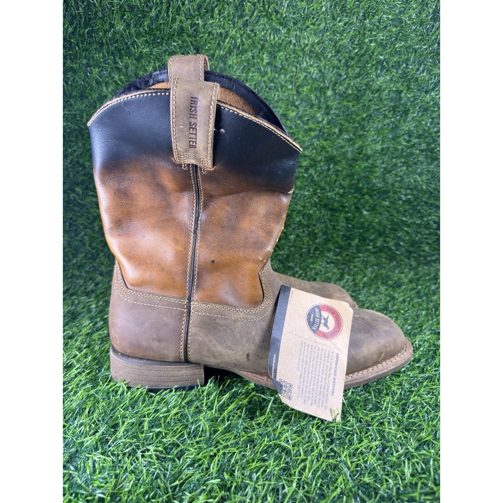 Irish Setter Hunt Deadwood Western Brown Soft Toe Boots 4825 Mens 11 E2 EE